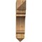 Ekena Millwork Olympic Arts & Crafts Rough Sawn Bracket, Western Red Cedar, 6"W x 28"D x 28"H BKT06X28X28OLY03RWR - alternate 2